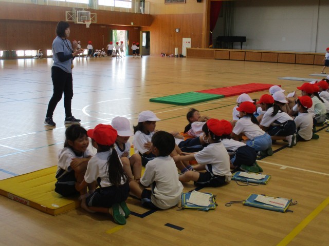 上体起こしの様子