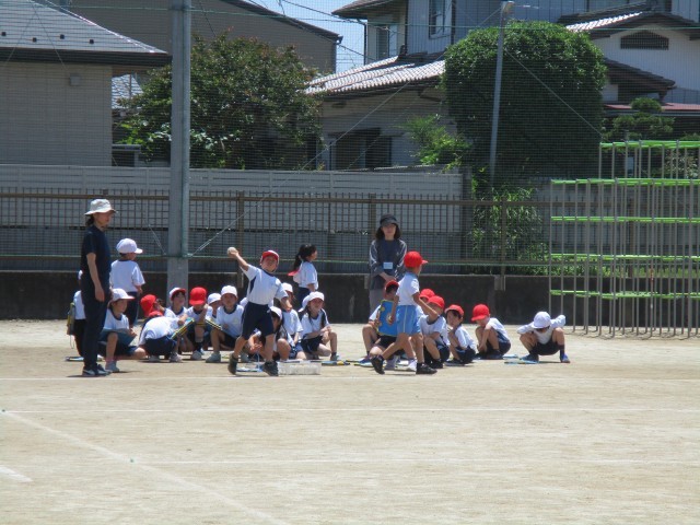 ボールスロー投げの様子