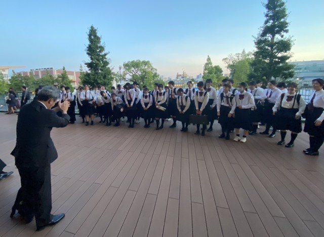 9/7の東関東大会の演奏後の様子