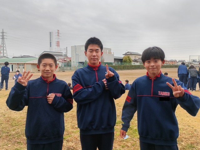 男子入賞者のみなさん